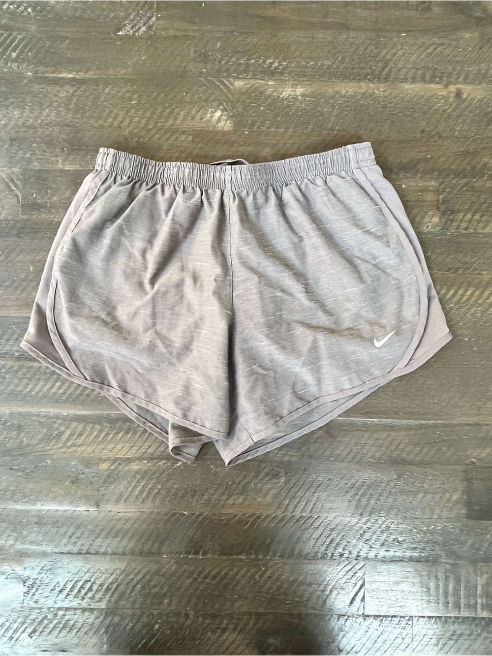 Nike Light Gray Women’s Athletic Running Shorts